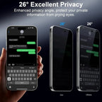 2PCS Privacy Tempered Glass For iPhone 17 16 Pro Max 16Pro 16Plus Anti Spy Screen Protector For iPhone 16/15/14/13/12/11 Glass Car Mobile World