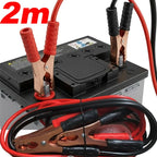 Motorcycle Jumper Cables Aluminum Coated Copper Portable Battery Booster Cables Emergency Jump Start Kit for Motorcycle ATV CM World