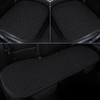 3pcs Universal Size Breathable Non Slip Car Seat Cover Front Seat Protector Cushion Linen Fabric Auto Interior Accessories CM World