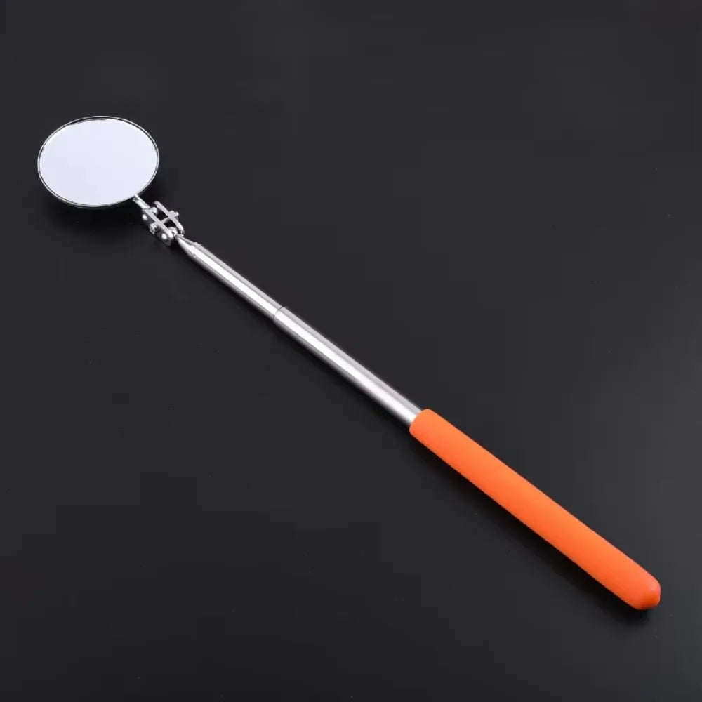 Clear Extendible Inspection Rotatable Mirror Square Stainless Steel Retractable Mirror Round Angle Telescopic Mirror Automotive CM World