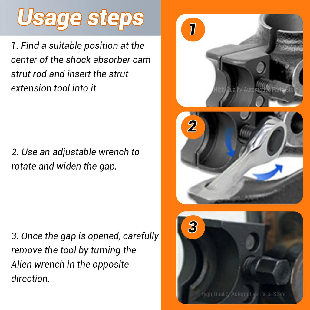 Car Suspension Split Hub Steering Knuckle Spreader Automotive Suspension Strut Separator Hydraulic Shock Absorber Removal Tools CM World