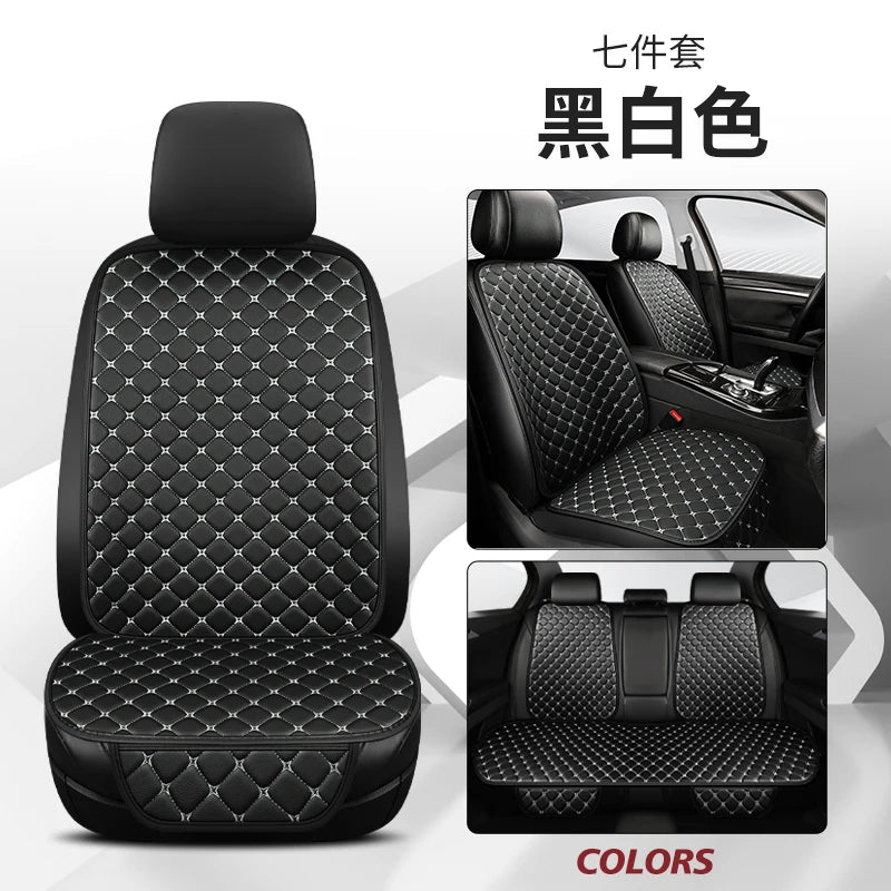 Comfortable Napi Four Seasons Universal Seat Cushion Car Seat Cushion Star Embroidered Back Row Anti slip Five seater CM World