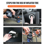 450ml Car Tire Repair Fluid Puncture Repair Sealant Automatic Tire Repair Fluid Grade Tire Repair Sealant Quick Inflator Tools