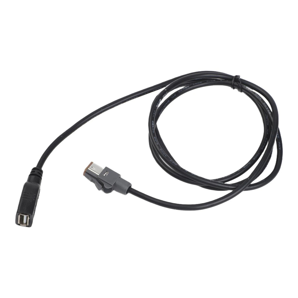 Media Playback Car USB Adapter Media Transfer Car Aux Media Data Cable Usb Black Practical Design Anti-Corrosion