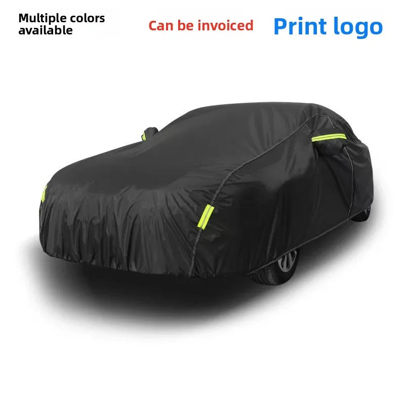 Full Car Protective Cover 190T Single Layer Waterproof Sun UV Protection All Season Universal Cover CM World