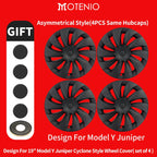 4PCS for Tesla Model Y 2025-2026 Juniper 19 Inch Smooth Style Hubcap Hub Cap Full Rim Cover Replacement Wheel Cap Accessories CM World