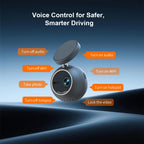 Dash Cam KAWA MINI ORB Tiny Video Recorder 2K Car DVR,Voice Control Car Camera,360° Rotate,180° Video Flip AUTO Dash Camera