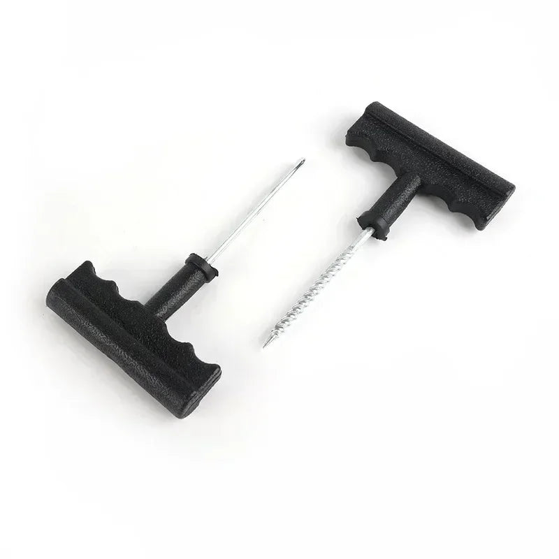 Car Tire Repair Tool Tire Repair Kit Studding Tool Set Auto Bike Tubeless Tire Tyre Puncture Plug Garage Tools with Rubber Strip