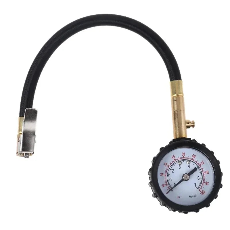 Tire Pressure Gauge Professional Rapid Air Down Tire Deflator Pressure Gauge Tire Air Down Tool Inflating Tube Hose Deflation CM World