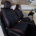 EKR Custom Fit for Toyota Rav4 Car Seat Covers (Gas) 2013 2014 2015 2016 2017 2018 LE/XLE/Limited/Platinum/SE Leather Car Seat Cover Full Set for SUV