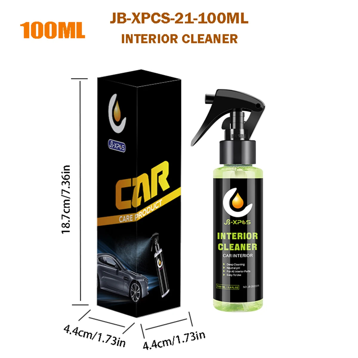 Car Interior Cleaner Multi-Purpose Cleaner Spray Cleaner Bubble Cleaner Car Interior Wash Maintenance for Auto Home Use CM World