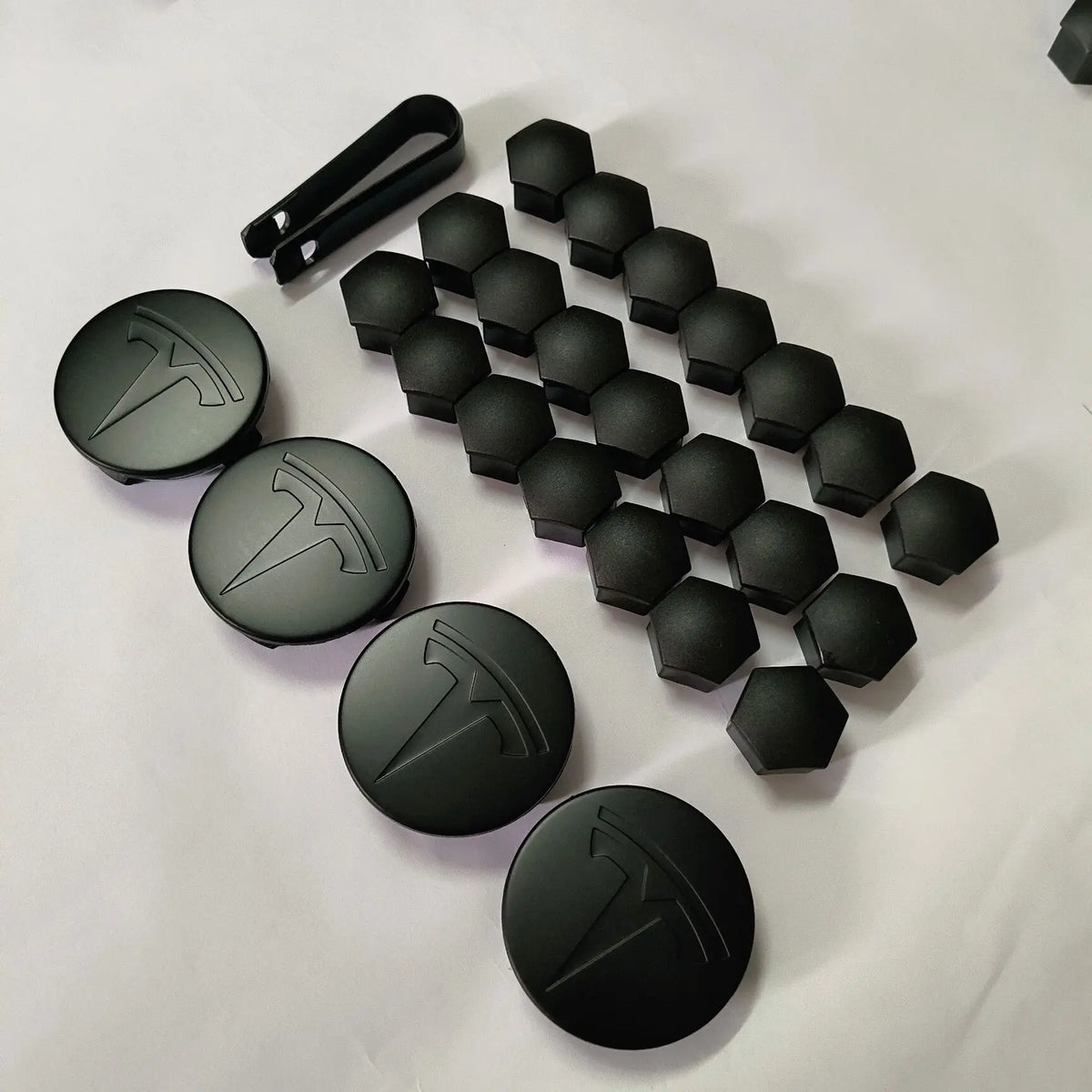 4PCS 25PCS 56mm for Tesla Model 3 Y S/X New Model Y Juniper Car Wheel Center Hub Decorative Caps Badge Lug Nut Protective Cover