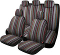 Multi-Color Baja Saddle Blanket Weave Universal Car Seat Cover CM World