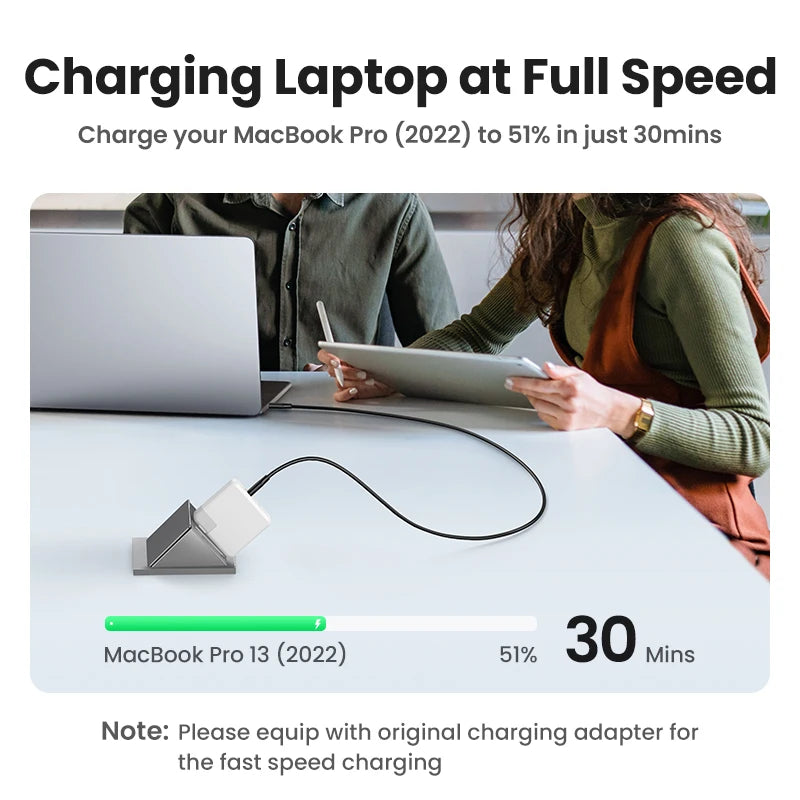UGREEN USB C to USB C Cable PD100W for iPhone 17 16 15 MacBook for Samsung Galaxy S25 5A E-marker Chip Fast Charging Type C Cord