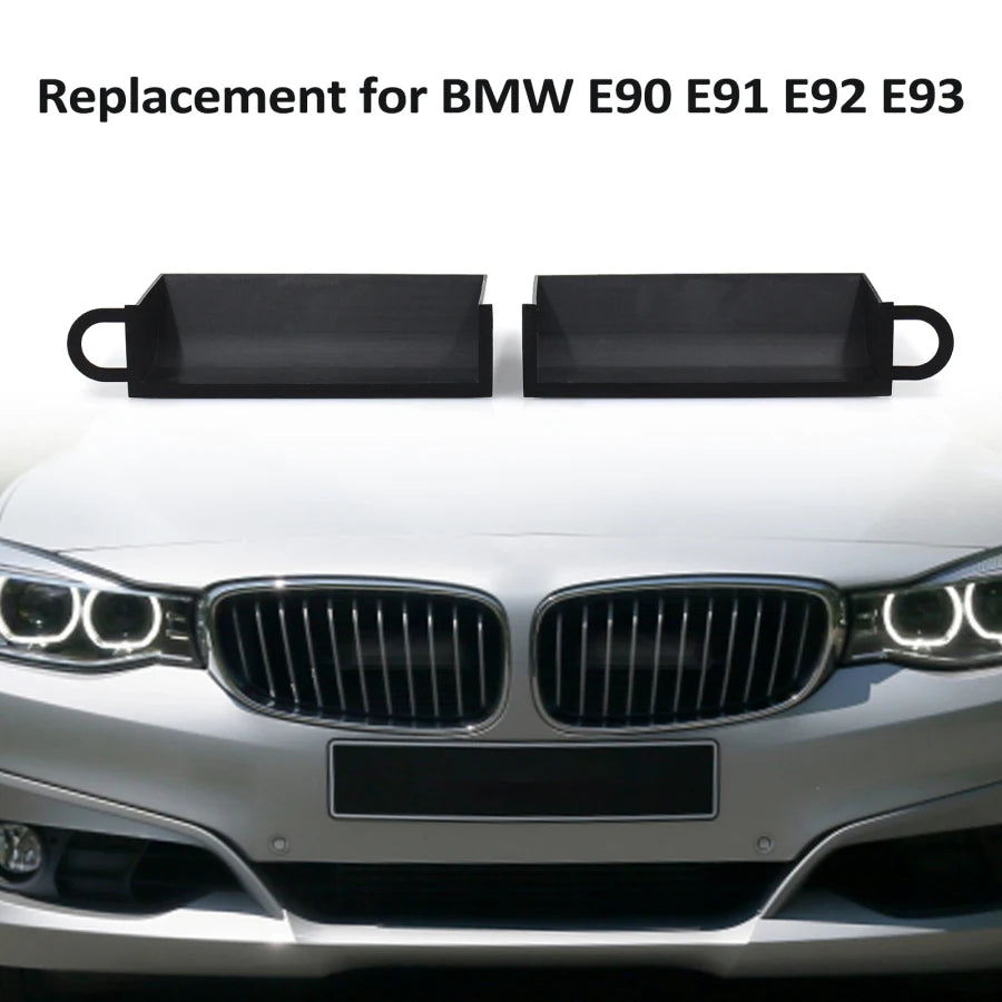 Air Intake Scoops 2PCS Dynamic Cold Air Intake Systems Replacement for BMW E90 E91 E92 E93 Air Intake Scoop Plastic Material CM World
