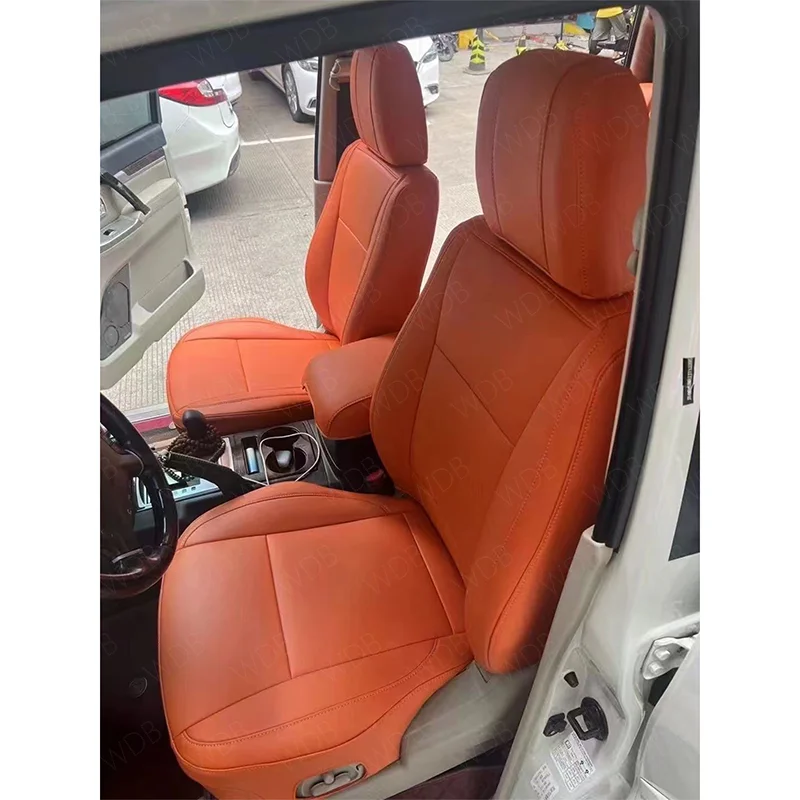 Custom Fit for Mitsubishi Pajero 2008 2009 2010 2011 2012 Truck Car Seat Covers 5 Seats Full Set Premium Synthetic Leather Car Mobile World