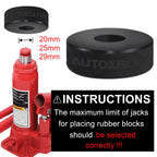Universal Bottle Jack Rubber Pad Anti-slip Adapter Support Block Car Lift Tool 2/3/4/5/8 Ton Bottle Jacks Jacking Points Repair CM World