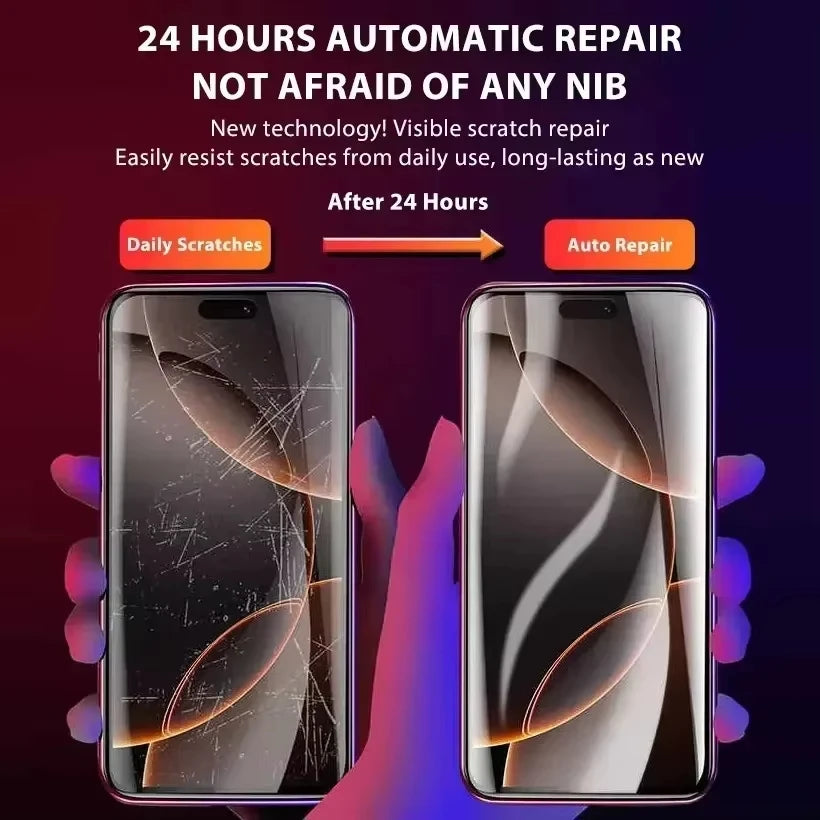 Hydrogel Film For iPhone 17 Pro Max 16 13 11 15 12 14 Pro Max Air Screen Protector for IPhone SE 13 12 Mini XR XS X 6 7 8 Plus Car Mobile World