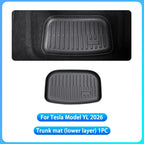 For Tesla New Model YL Launch 2026+ Car Floor Mats Cargo Liner Trunk Mats Backrest Kick Pads Protection Car Interior Accessories