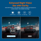 Kocam 4K Dashcam Car Dvr Dual 4K Dash Cam Support 4K Rear Camera WIFI GPS Night Vision 24H Parking Monitoring Black Box Car Mobile World