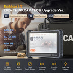 THINKCAR THINKSCAN 672 OBD2 Scanner CAN FD OBD2 Tool Bi-directional Control Full System Diagnosis 28 Resets Free for Life Car Mobile World