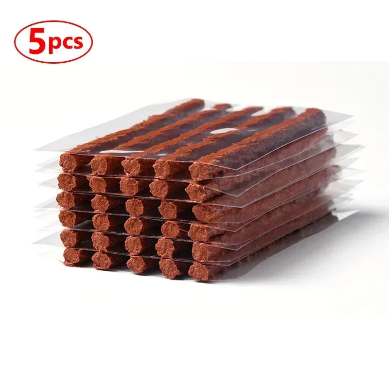 5/50Pcs Tire Repair Strips Tubeless Rubber Stiring Glue Seals for Car Motorcycle Bike Tyre Puncture Repairing Tools Accessories