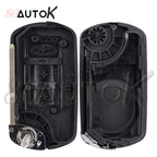 Car Key for Range Rover Land Rover Sport Vouge 2005-2010 Discovery 3 LR3 2 Buttons Flip Folding Remote Car Key Fob Shell Case CM World