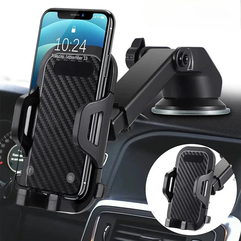 Universal Sucker Car Phone Holder 360° Windshield Car Dashboard Mount Mobile Cell GPS Navigation Support Bracket for Smartphones CM World