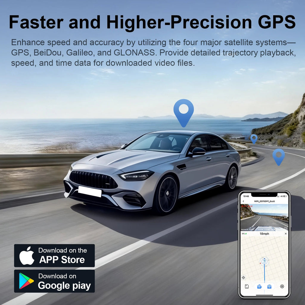 4K Car DVR Dash Cam GPS WiFi & APP For Audi A3 A4 b8 A5 b9 A6 A8 S7 Q3 Q5 Q7 Q8 S3 S4 S5 S6 C5 C6 C7 E-Tron 2019-2026 (Model A) Car Mobile World