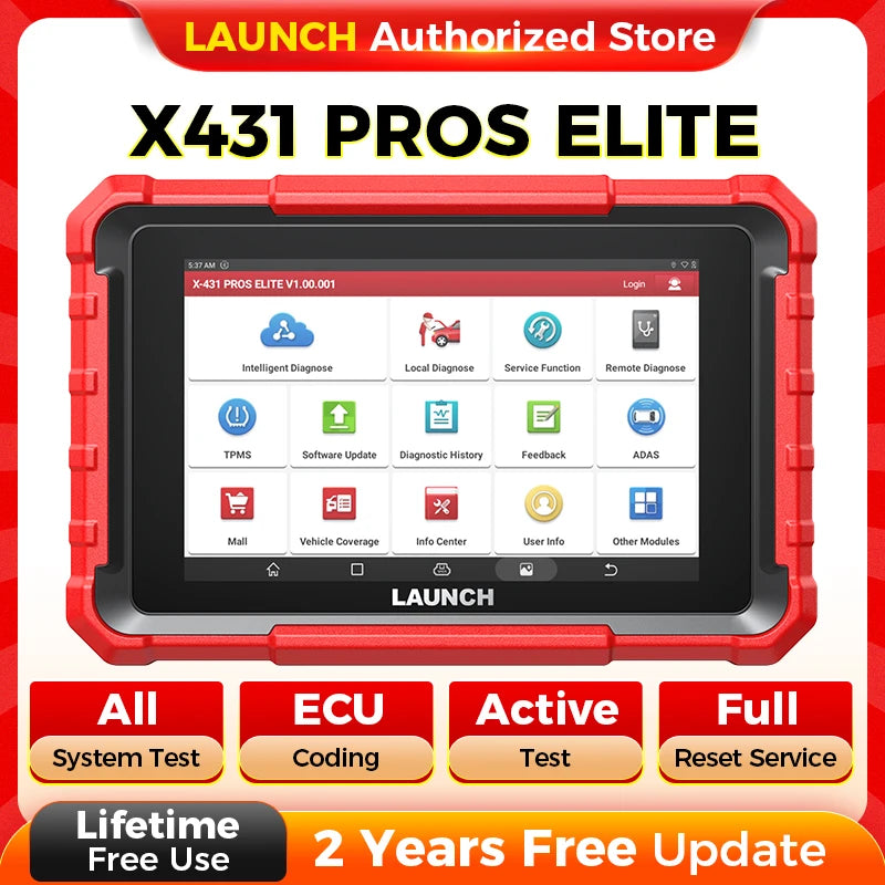 LAUNCH X431 PROS Elite Car Diagnostic Tools Professional OBD2 Diagnost Auto Automotive Tool Scan Autoscanner 2 Years Free Update
