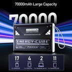 MOVESPEED Z70 Pro Large Capacity Power Bank 140W Max Fast Charge Laptop External Battery Charger for MacBook Pro Outdoor Camping