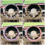 Car steering wheel cover plush warm car anti-slip handlebar cover winter antifreeze hand steering wheel cover CM World