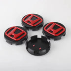 4pcs 58/69mm Car Wheel Center Hub Caps Accessories For Honda Type R Type S VTEC DOHC Modulo Vezel Legend Si RR Insight CM World