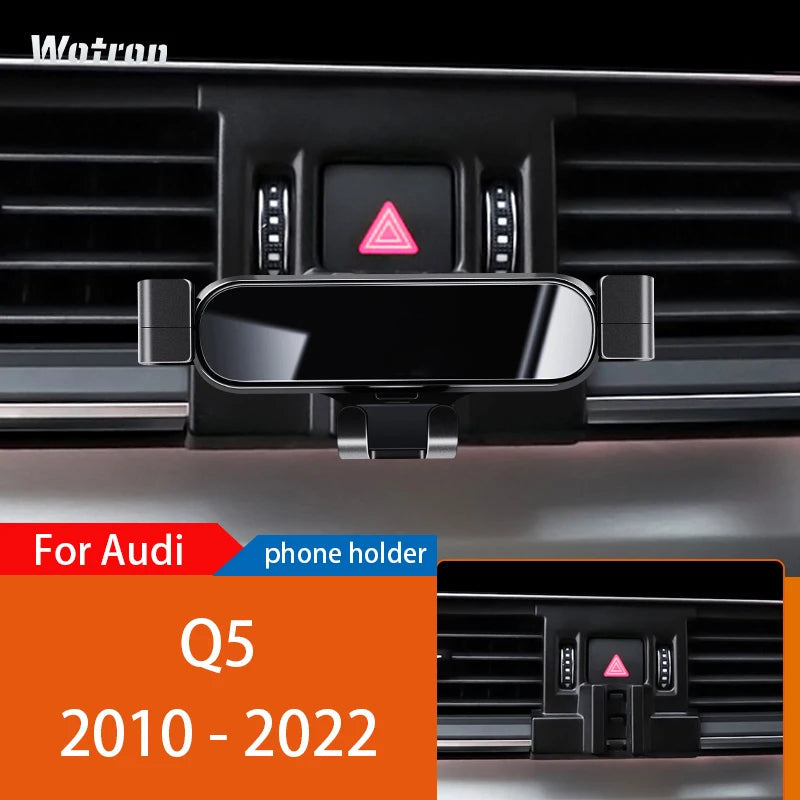 Car Phone Holder Mobile Mount Stand For Audi Q5 8R FY 2010-2023  Adjustable GPS Special Navigation Bracket Accessories CM World