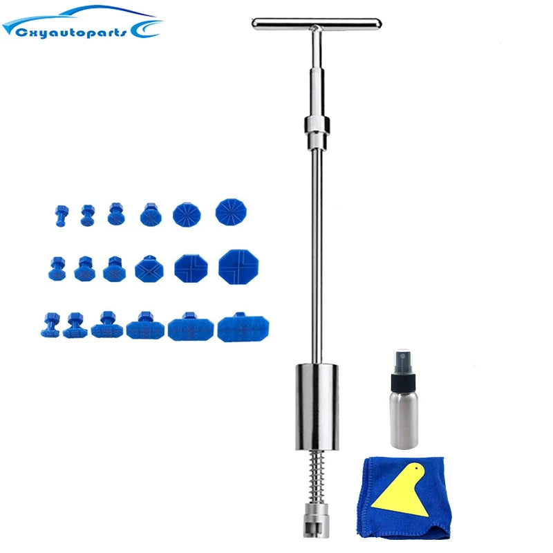 Car Body Dent Repair Puller Tool Metal Reverse Hammer Lift Bridge Automotive Tool Auto Dent Removal Kit Takes Out Car Buns CM World