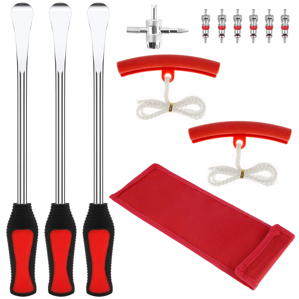 Rim Protector Tire Changing Lever Tools Motorcycle Tyre Repair Tool Spoon Kit Non-slip Handle Car Motorbike Tire Changer Levers