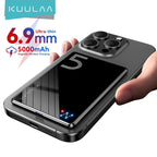 KUULAA Magnetic Power Bank 5000mAh Magnetic Wireless Phone Charger External Battery 20W Fast Charging For iPhone 17 16 PowerBank Car Mobile World