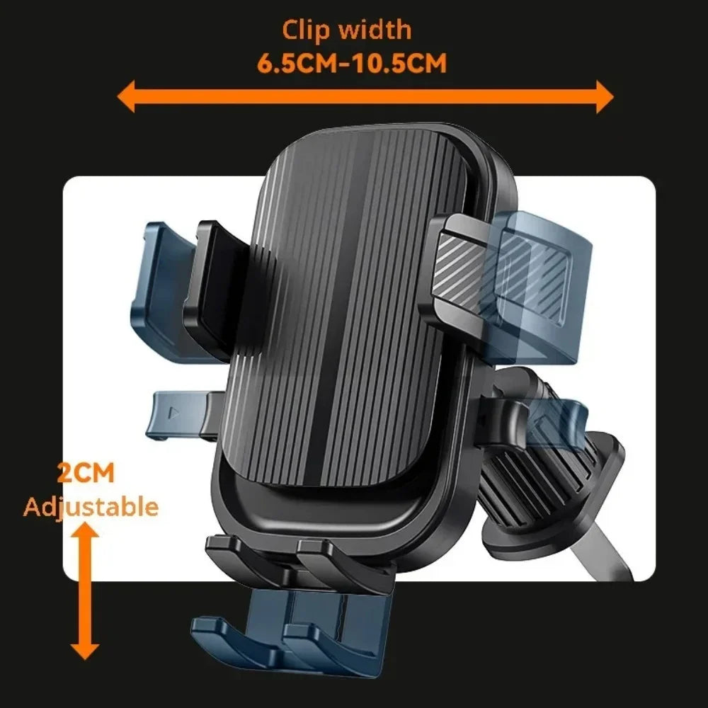 Flexible Car Phone Mount Auto Lock Air Vent Phone Holder Universal Cell Phone Stand for IPhone and Most Smartphones