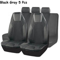 AUTOKING High Back Car Seat Covers Universal Size Fit For Most Car SUV PU Leather Spliced With Dot Jacquard Fabric Seat covers CM World