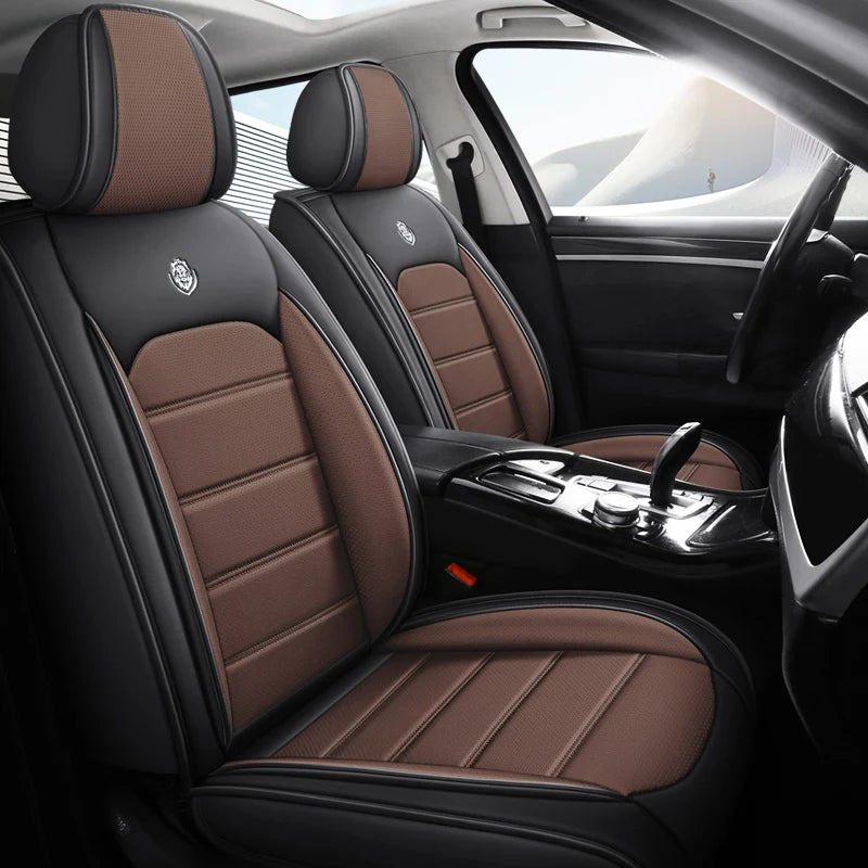 Universal Front Seat 2 Seat Car Seat Covers for SUVs And Sedans Durable Breathable And Easy to Clean Auto Seat Protector CM World