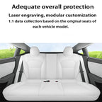 TCYZ For Tesla New Model Y Juniper 2025 Full Set Seat Covers Leather Breathable Car Seat Cover Cushion Protector Replacement CM World