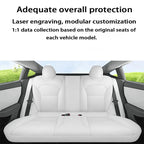 TCYZ For Tesla New Model Y Juniper 2025 Full Set Seat Covers Leather Breathable Car Seat Cover Cushion Protector Replacement