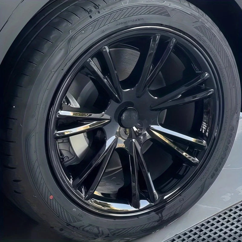 4PCS Hubcap for Model Y 19 2020 2021 2022 2023 2024 2025 19 Inch Wheel Cap Rim Cover Performance Protector Skin Auto Accessories