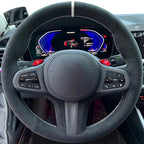 Anti-Slip Suede Car Steering Wheel Cover For BMW M Sport G30 G31 G32 G20 G21 G11 G12 G14 G15 G16 X3 G01 X4 G02 X5 G05 X7 G07 CM World