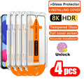 1-4PCS HD Unlock Dust Free Easy Install Screen Protector For Google Pixel 9 10 Pro XL 9A 8 8A 7 7A 6A Pixel10 Tempered Glass Car Mobile World