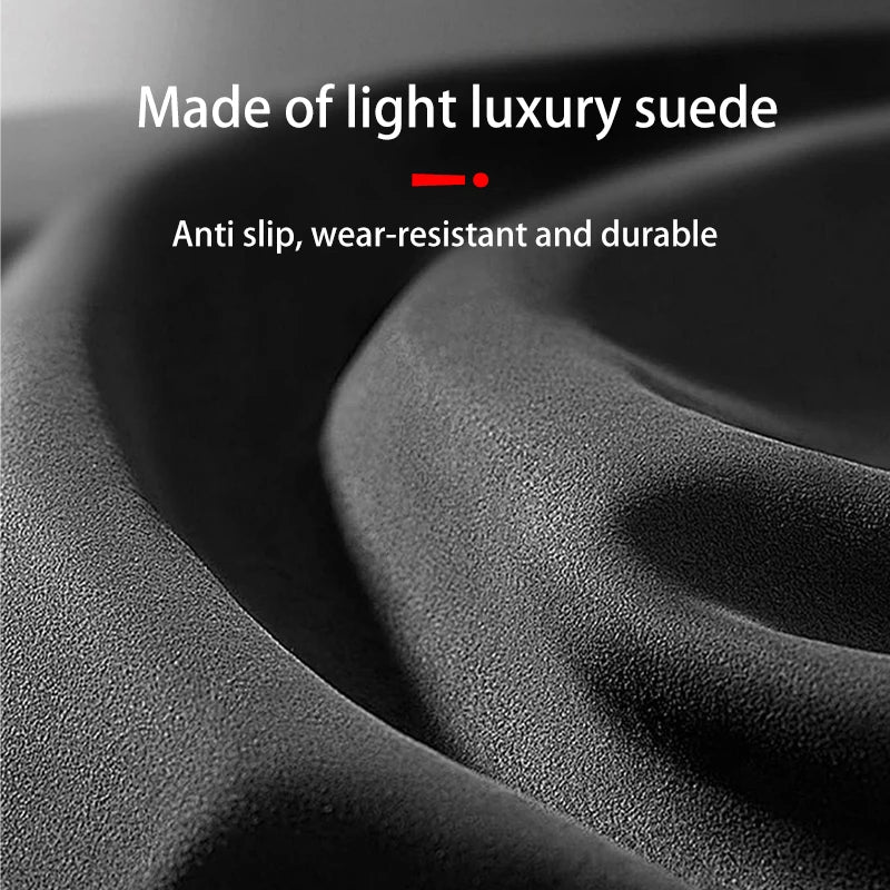 Suede Steering Wheel Cover For Tesla Model YL 2026 /3/Y Sport Steering Wheel Cover Steering Wheel Protector Interior Accessories