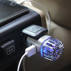 Car Air Purifier Mini Negative Ion Purifier Dual USB Car Charger USB Car Air Freshener Air Purifier Oxygen Bar Air Freshener CM World