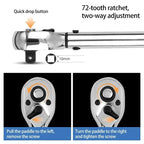 3/8" 10-60N.m Torque Wrench Ultra-Thin Magnetic Car Spark Plug Special Removal Tool Adjustable Manual Spanner Accessories