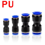 10PCS Pneumatic Fittings Quick Air Connector Hose Fitting Plastic PU PG 4mm 6mm 8mm 10mm 12mm Push Into Tube Pluglug