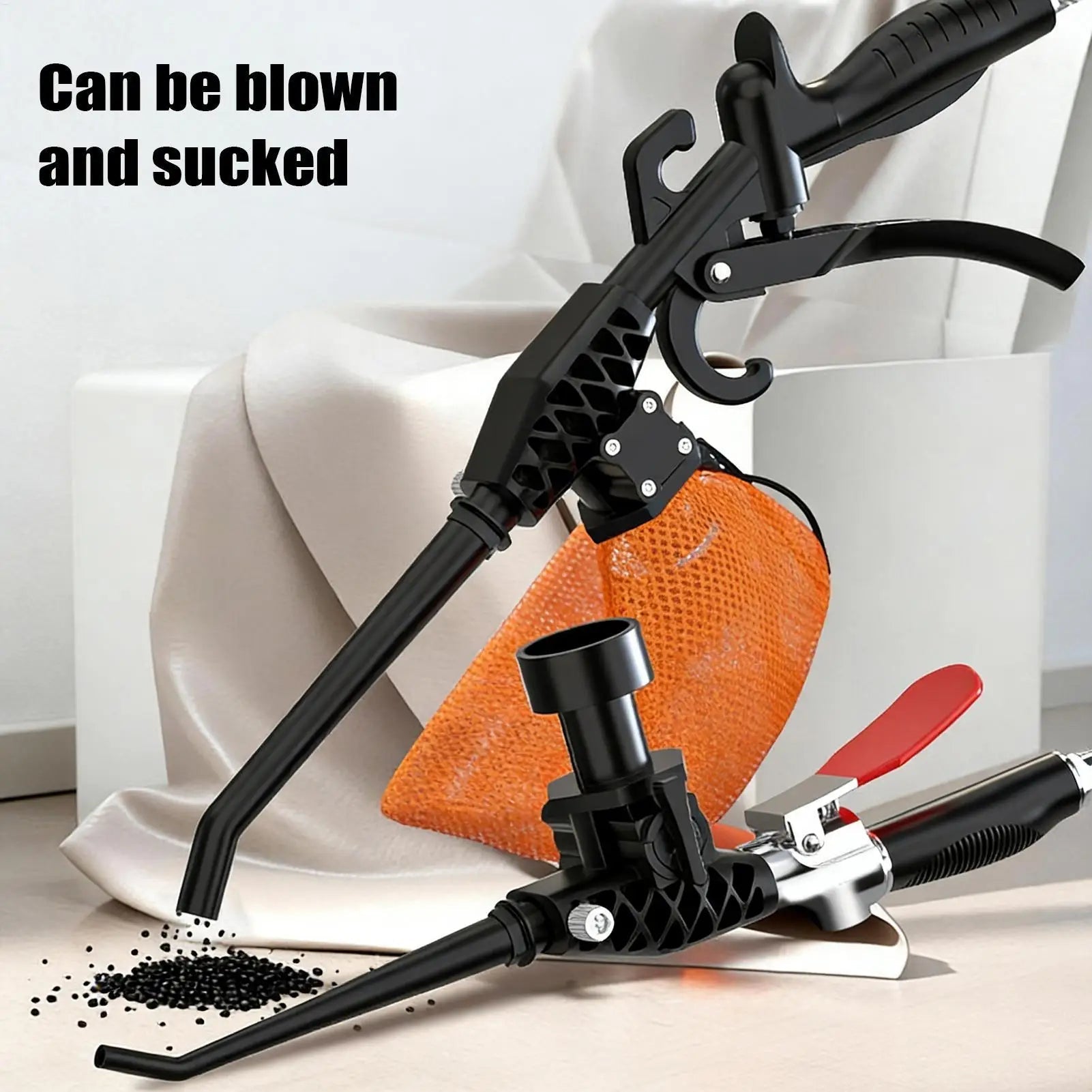 2-purpose car Vacuum Cleaner Guns Air Vacuum Blow Guns For Compressor Portable Cleaner Duster Tool For Dust Dirt Auto Detailing Car Mobile World